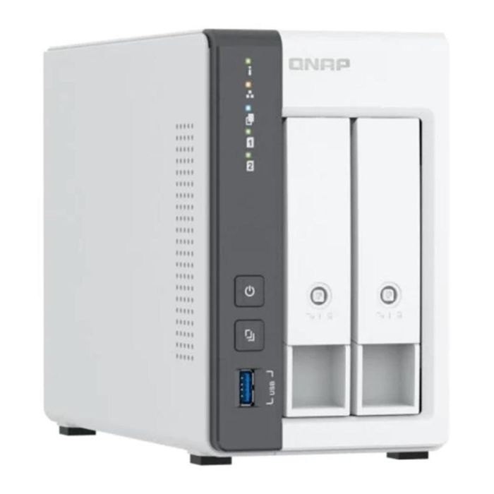 Qnap Servidor NAS TS-216G 2 Bahías 2.5GbE Almacenamiento Fiable para Hogares y Pequeñas Oficinas con NPU 1