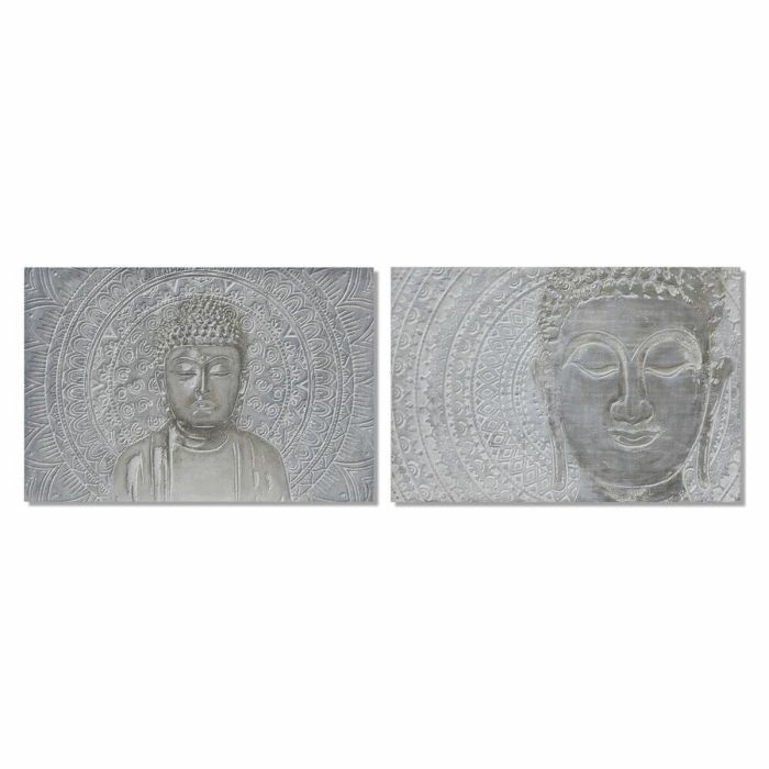 Cuadro DKD Home Decor 120 x 2,8 x 80 cm Buda Oriental (2 Unidades) Cuadro DKD Home Decor 120 x 2,8 x 80 cm Buda Oriental (2 Unidades)