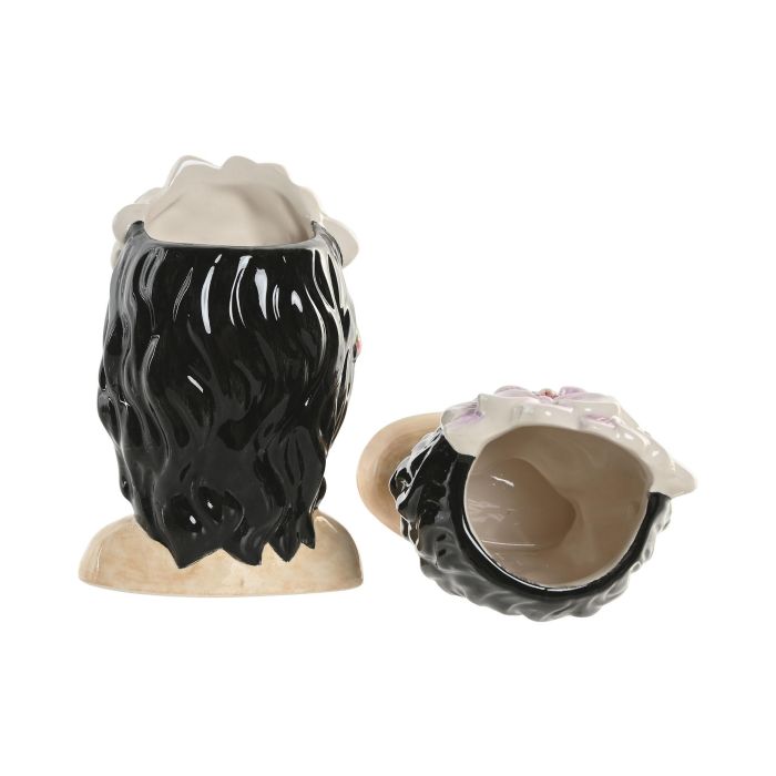 Macetero Oriental DKD Home Decor Rosa Lila 7 x 12 x 8 cm (4 Unidades) 2