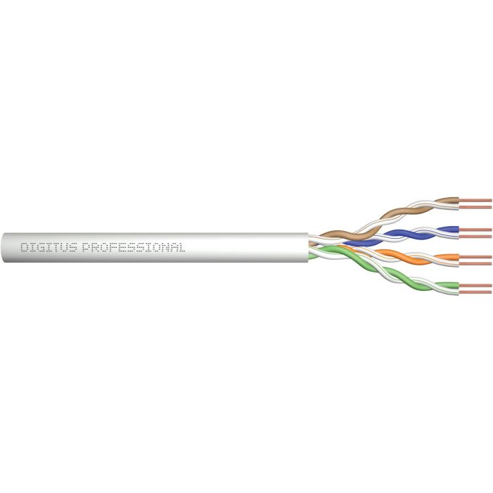 Digitus ASSNET100 Cable de red U/UTP Cat 5e, 305m, Gris, Sólido, Clase Eca
