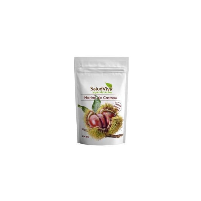 SALUD VIVA Harina de Castaña Ecológica 250g | Sin Gluten, Sin Azúcares Añadidos, Vegana, Alto Contenido en Fibra