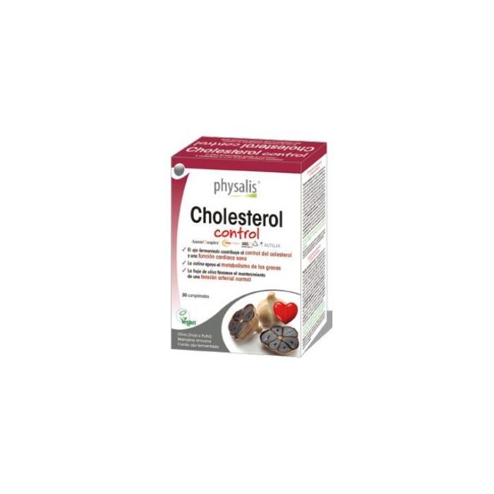 PHYSALIS Cholesterol Control con AnnurComplex y ABG25+, ayuda a mantener el colesterol normal y un corazón saludable, 30 Comprimidos