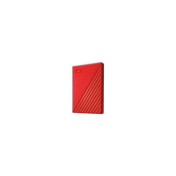 Western Digital My Passport disco duro externo 2000 GB Rojo 1