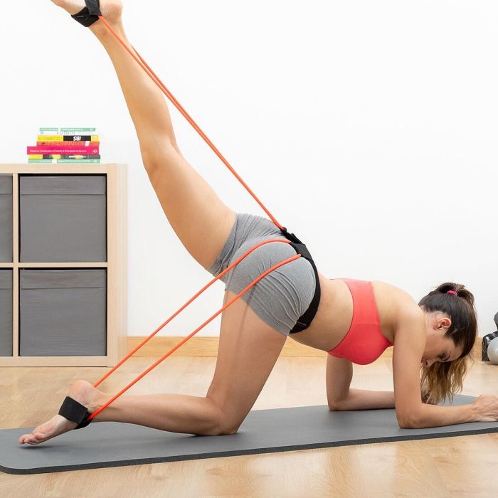 Cinturón con Bandas de Resistencia para Glúteos y Guía de Ejercicios Bootrainer InnovaGoods 6