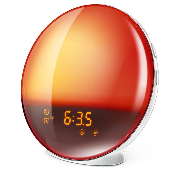 Despertador Inteligente con Lámpara RGB Muvit iO MIOLAMP005/ Radio FM/ Blanco 2 Despertador Inteligente con Lámpara RGB Muvit iO MIOLAMP005/ Radio FM/ Blanco 2