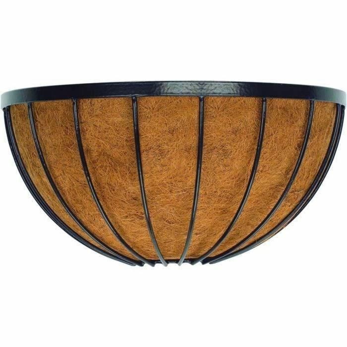 Garden Id Cesta de Pared con Coco Premium 40x20 H20 cm Estructura Sólida Profundo para Desarrollo de Plantas