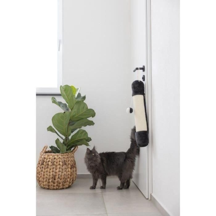 KERBL - Rascador suave - Blanco/negro - 54 cm 1 KERBL - Rascador suave - Blanco/negro - 54 cm 1