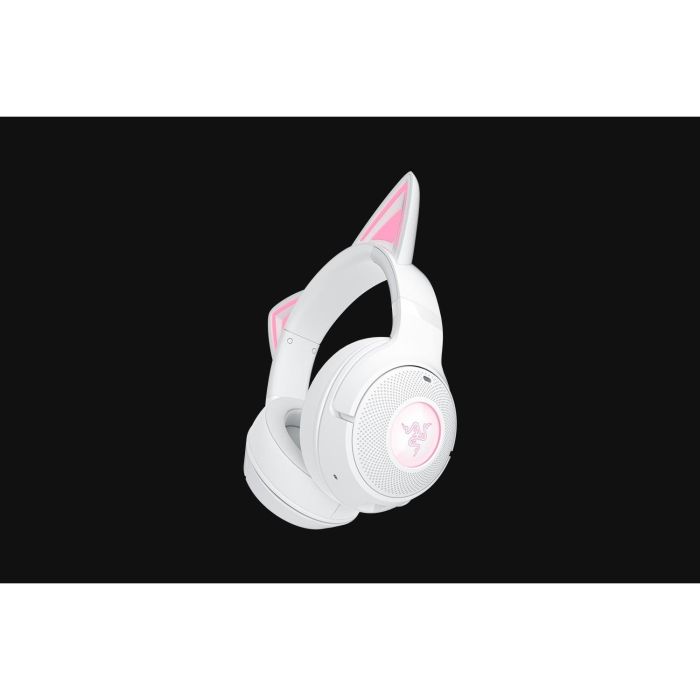 Razer RZ04-04860600-R3M1 Kraken Kitty V2 BT Auriculares Gaming Inalámbricos Bluetooth 5.2 con RGB Chroma, Orejas de Gato, Blancos 4