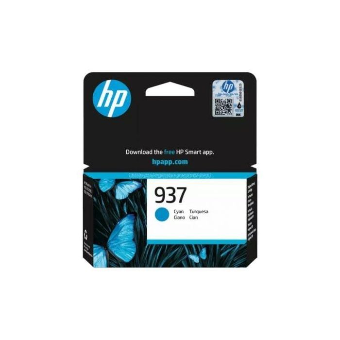 Hp Tinta Cian Officejet Pro 9110B, 9120 Aio, 9120B Aio, 9130 All-In-One, 9130B Aio, 9110B, 9700, 9720, 9700E Series - Nº 937