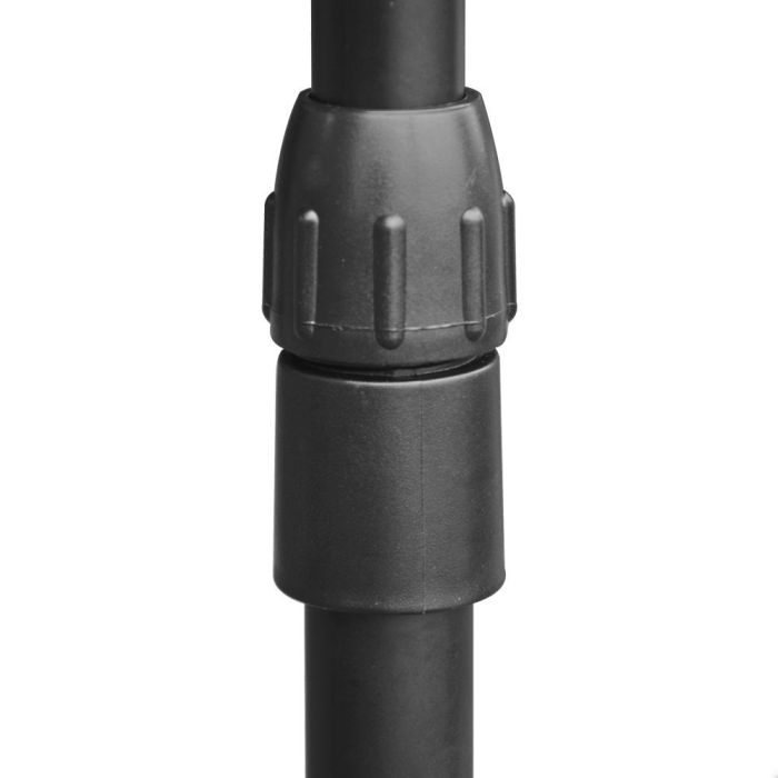 DAY Perchero Barra Ajustable Negro con Ruedas 81x42x100-170 cm 5