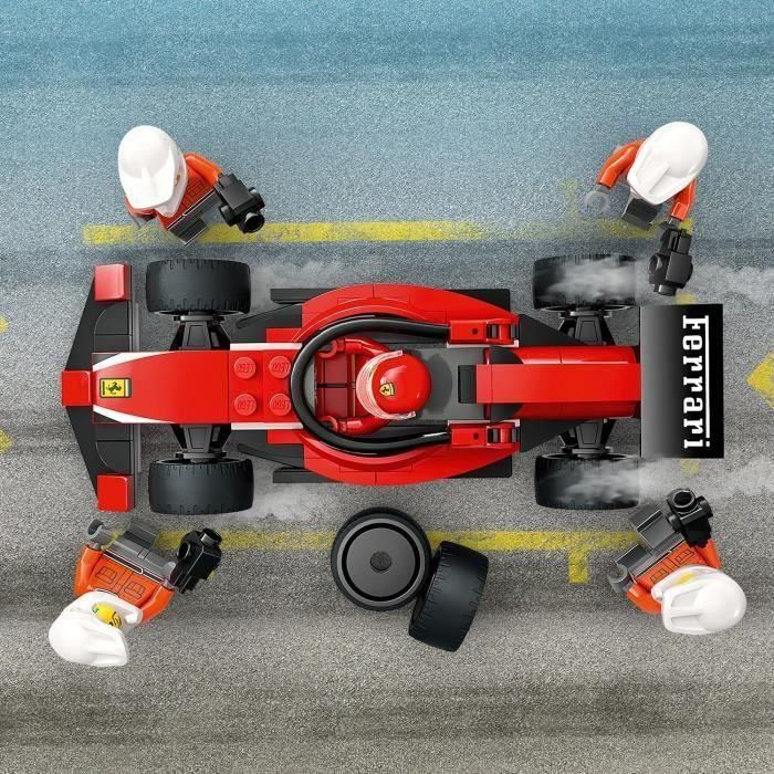 Juego de construccion parada en boxes formula 1 y equipo de mecánicos con coche ferrari lego city formula 1 4 Juego de construccion parada en boxes formula 1 y equipo de mecánicos con coche ferrari lego city formula 1 4
