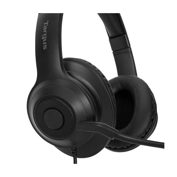 Targus AEH102GL Auriculares Alámbrico Diadema Llamadas/Música USB Tipo A Negro 2 Targus AEH102GL Auriculares Alámbrico Diadema Llamadas/Música USB Tipo A Negro 2