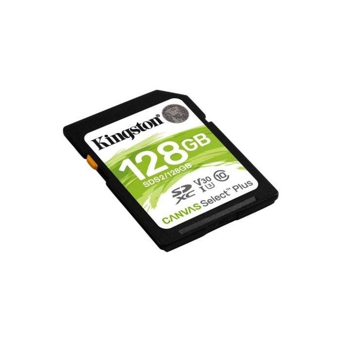 Tarjeta de Memoria Kingston CANVAS Select Plus 128GB SD XC/ Clase 10/ 100MBs 1 Tarjeta de Memoria Kingston CANVAS Select Plus 128GB SD XC/ Clase 10/ 100MBs 1
