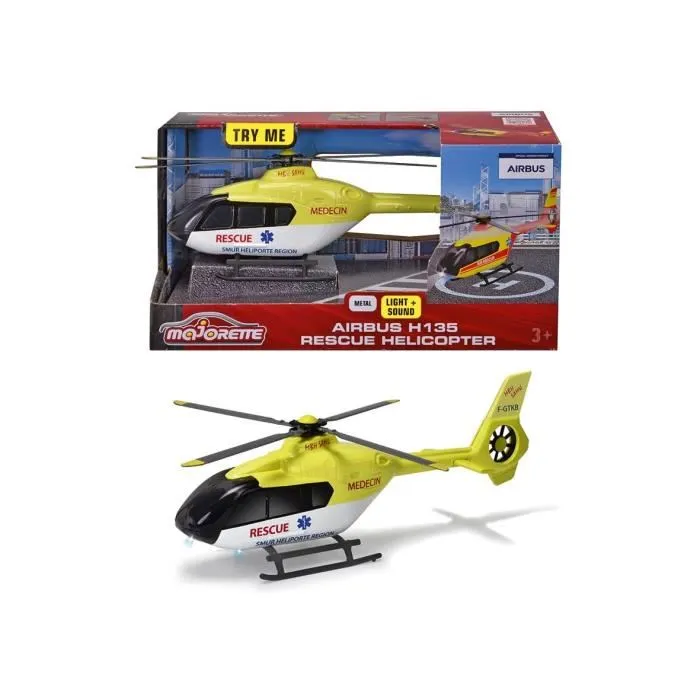 Majorette Helicóptero Samu Airbus H135 A partir de 3 años 1