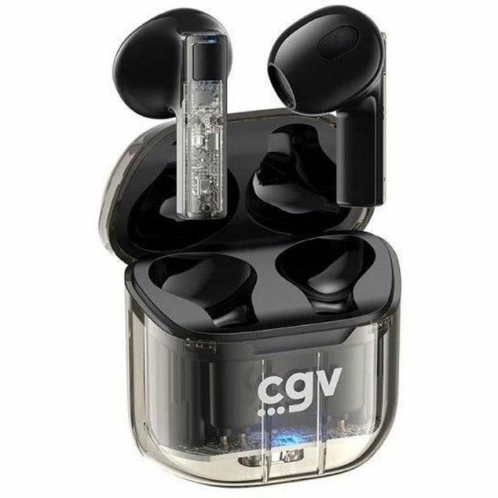 CGV CGV3322102085103 Auriculares Inalámbricos Bluetooth TWS Urban Ghost Negro con Batería 30h y Control Táctil CGV CGV3322102085103 Auriculares Inalámbricos Bluetooth TWS Urban Ghost Negro con Batería 30h y Control Táctil