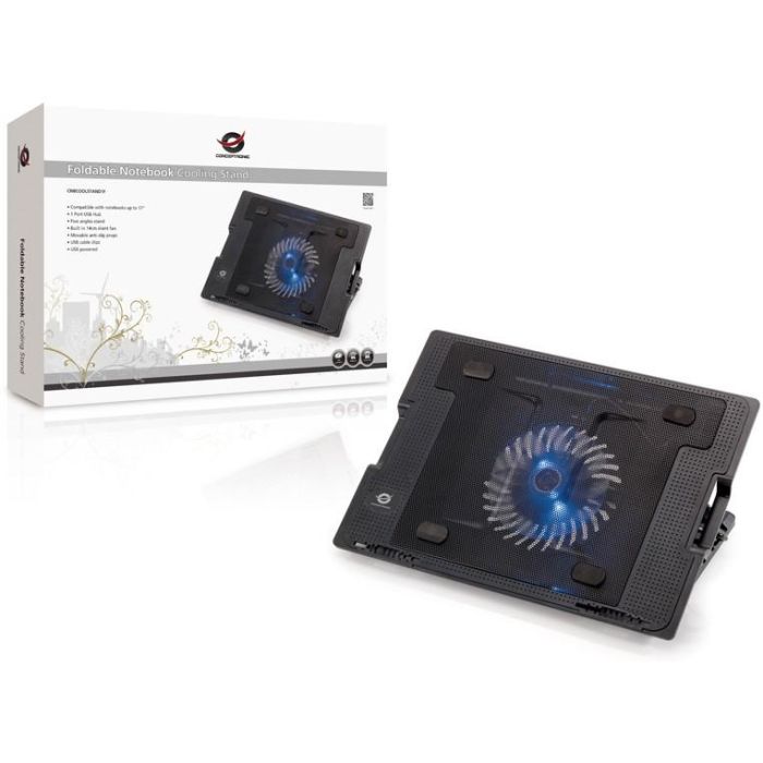 SOPORTE REFRIGERANTE CONCEPTRONIC CNBCOOLSTAND1F - 1 VENTILADOR 14CM - PARA PORTÁTILES HASTA 17"/43.18CM - 1XUSB - FUNCIÓN ATRIL 5 SOPORTE REFRIGERANTE CONCEPTRONIC CNBCOOLSTAND1F - 1 VENTILADOR 14CM - PARA PORTÁTILES HASTA 17"/43.18CM - 1XUSB - FUNCIÓN ATRIL 5