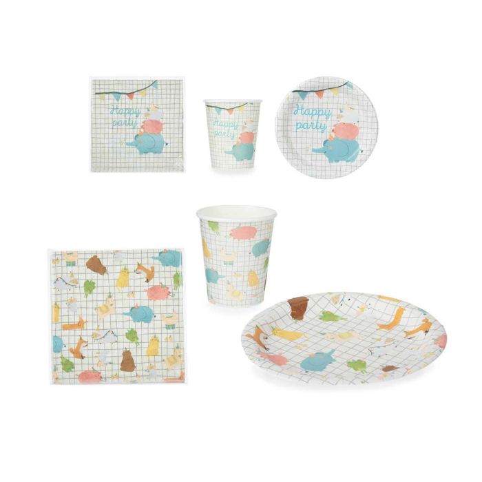 Set 30 Pzs Cumpleaños Infantil Surtidos Arte Regal 23X23CM (12 Unidades) 1 Set 30 Pzs Cumpleaños Infantil Surtidos Arte Regal 23X23CM (12 Unidades) 1