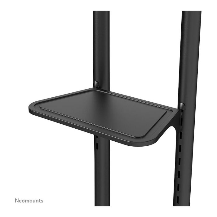 Neomounts FL50-550BL1 Carrito Móvil para Pantallas de 37"-70", Estante para Cámara, Carga Máx. 50 kg, Altura Manual 128,5-145 cm, VESA 100x100-600x400 (Negro) 3