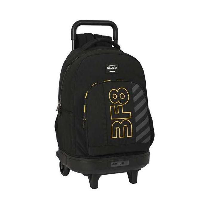 Mochila Escolar con Ruedas BlackFit8 Zone Negro 33 X 45 X 22 cm Mochila Escolar con Ruedas BlackFit8 Zone Negro 33 X 45 X 22 cm