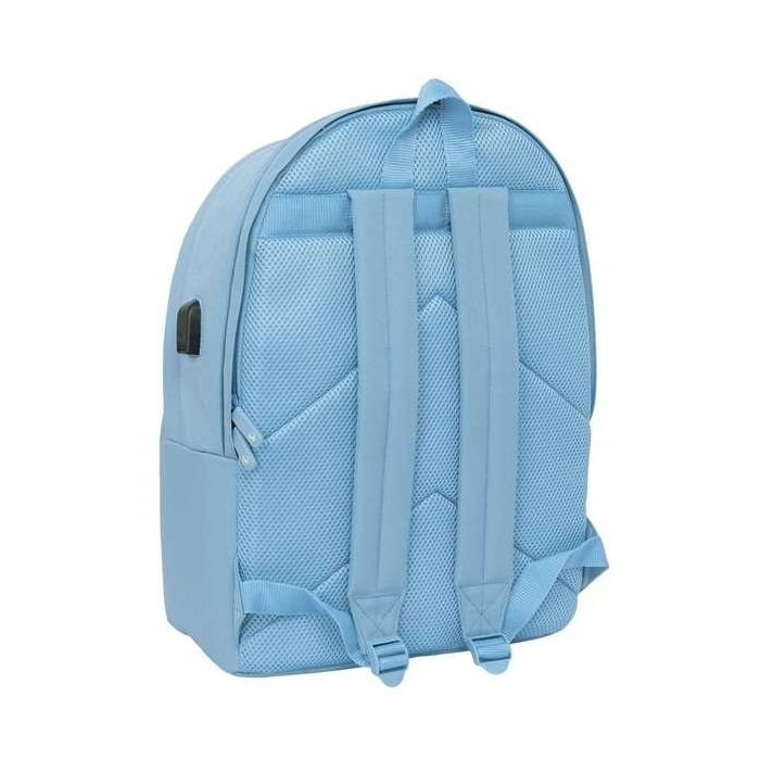 Mochila doble para portatil 15,6"+usb el ganso basics "cerulean" 31x44x18 cm 1 Mochila doble para portatil 15,6"+usb el ganso basics "cerulean" 31x44x18 cm 1