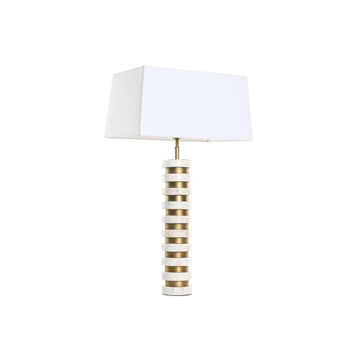 Lámpara de mesa Home ESPRIT Blanco Beige Dorado 50 W 220 V Lámpara de mesa Home ESPRIT Blanco Beige Dorado 50 W 220 V