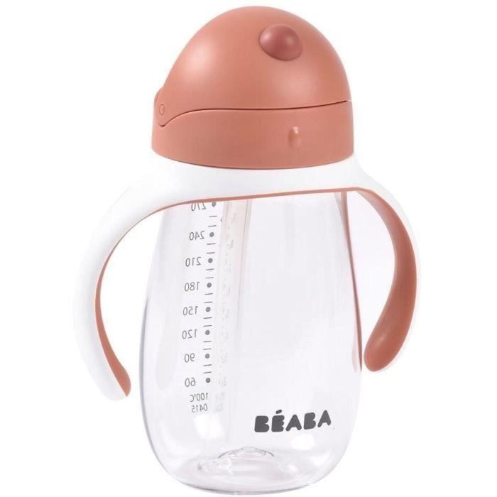 Beaba Taza con Pajita BEA1728518874204 300 ml Terracota 7 Beaba Taza con Pajita BEA1728518874204 300 ml Terracota 7