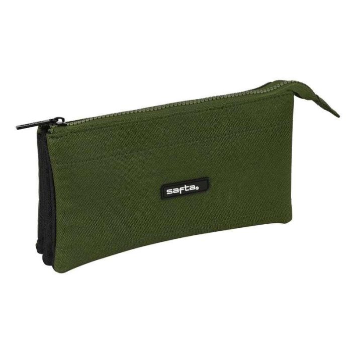 Portatodo Triple Safta Dark forest Negro Verde 22 x 12 x 3 cm Portatodo Triple Safta Dark forest Negro Verde 22 x 12 x 3 cm