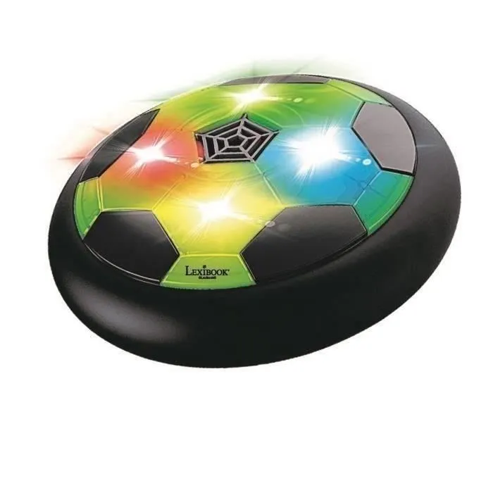 Lexibook Disco de Fútbol Flotante Luminoso de Espuma con 2 Porterías, 1 Balón y Bomba Recargable 1