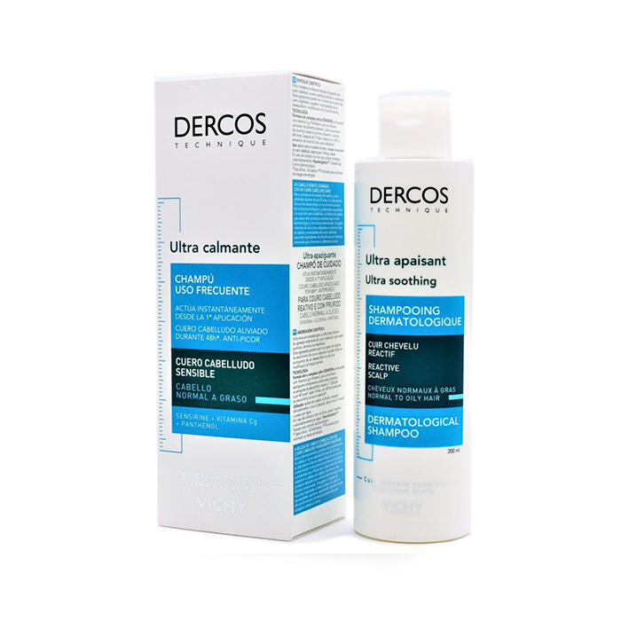 Vichy Dercos Champú Ultralenit para Cabello Graso 200 ml
