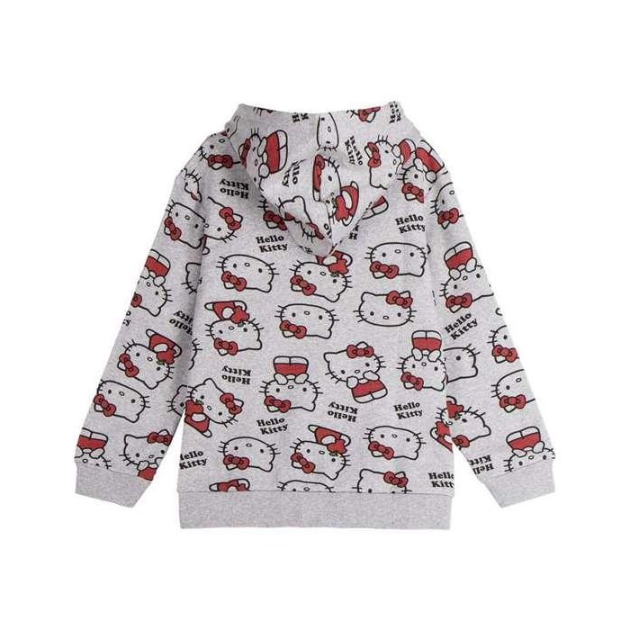 Sudadera con capucha cotton brushed cremallera hello kitty 8 años 1 Sudadera con capucha cotton brushed cremallera hello kitty 8 años 1