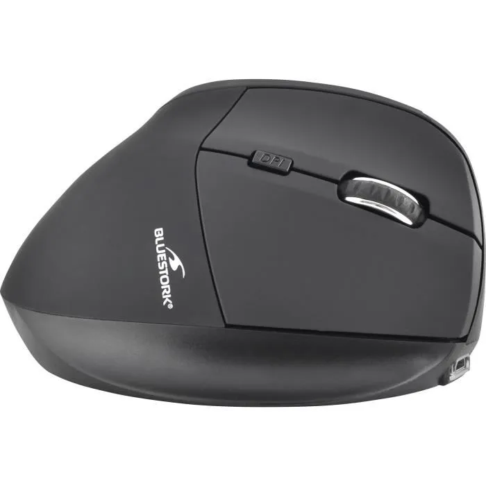 Bluestork Ratón Ergonómico Inalámbrico Óptico 1200 ppp 6 Botones PC/MAC BSC-ERGO-01 2