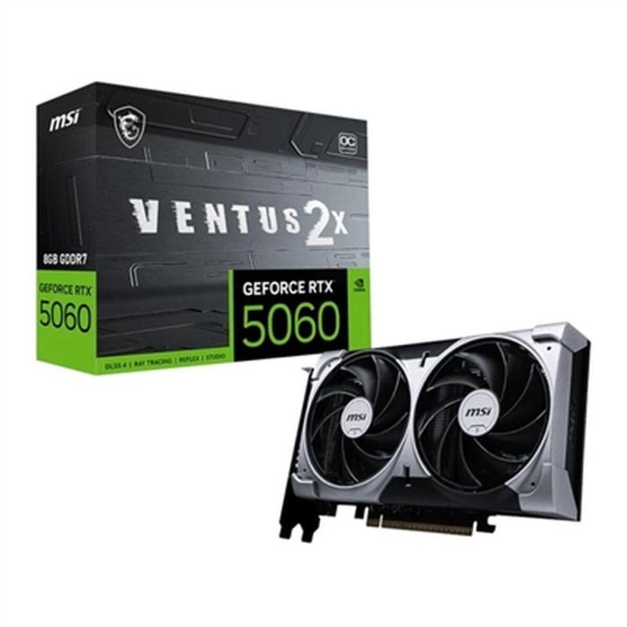 MSI GeForce RTX 5060 VENTUS 2X OC 8 GB GDDR7 Tarjeta Gráfica PCI Express 5.0 DirectX 12 Ultimate 4 MSI GeForce RTX 5060 VENTUS 2X OC 8 GB GDDR7 Tarjeta Gráfica PCI Express 5.0 DirectX 12 Ultimate 4