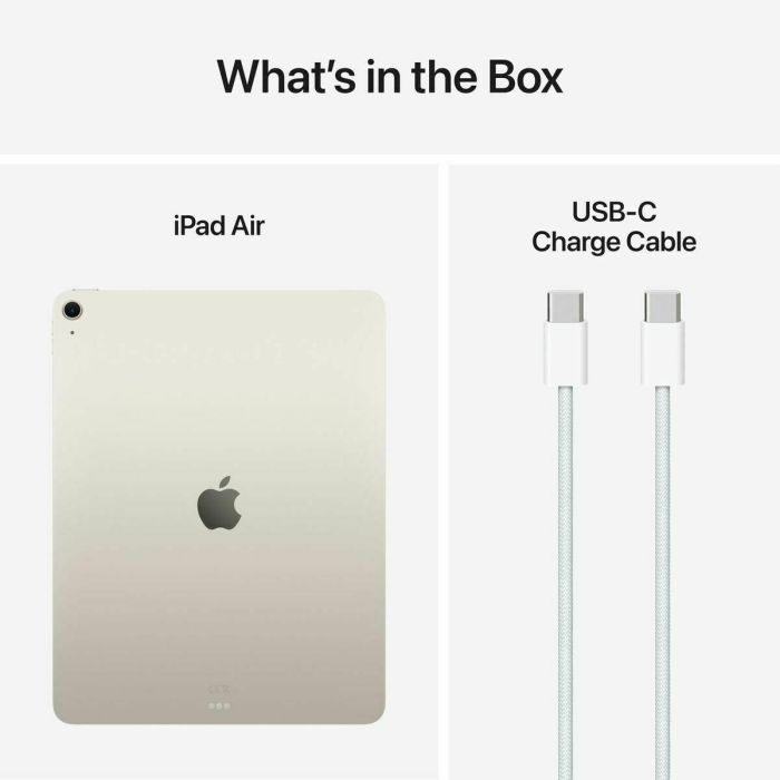 Apple iPad Air 8GB RAM 256GB WiFi - Pantalla 13" IPS, Apple M3, Compatible con Apple Pencil, Color Estrellado 1 Apple iPad Air 8GB RAM 256GB WiFi - Pantalla 13" IPS, Apple M3, Compatible con Apple Pencil, Color Estrellado 1