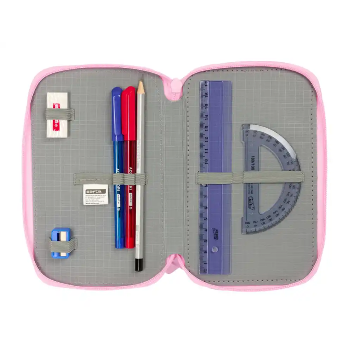 Estuche Escolar con Accesorios Glow Lab Swing Multicolor 12,5 x 19,5 x 5,5 cm 37 Piezas 3