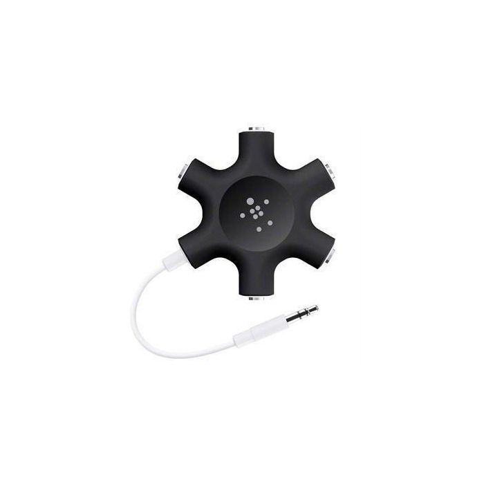 Belkin Multi Headphon Split 5 x 3,5mmF8Z274BT, Green,White, 1x Belkin Multi Headphon Split 5 x 3,5mmF8Z274BT, Green,White, 1x
