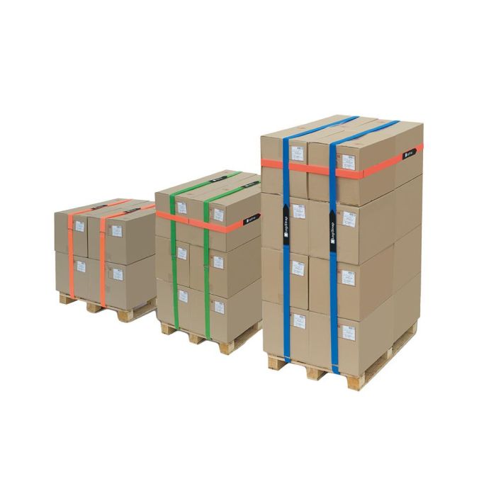 Correa logistrap, amarilla, pack 2 unidades, 50mm x 4m 3 Correa logistrap, amarilla, pack 2 unidades, 50mm x 4m 3