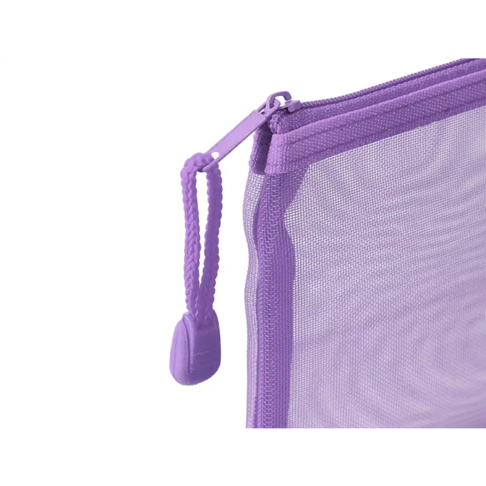 Liderpapel Bolsa Zipper Bag Poliéster Transpirable Multiusos DIN A4 Morado Pastel 5 Liderpapel Bolsa Zipper Bag Poliéster Transpirable Multiusos DIN A4 Morado Pastel 5