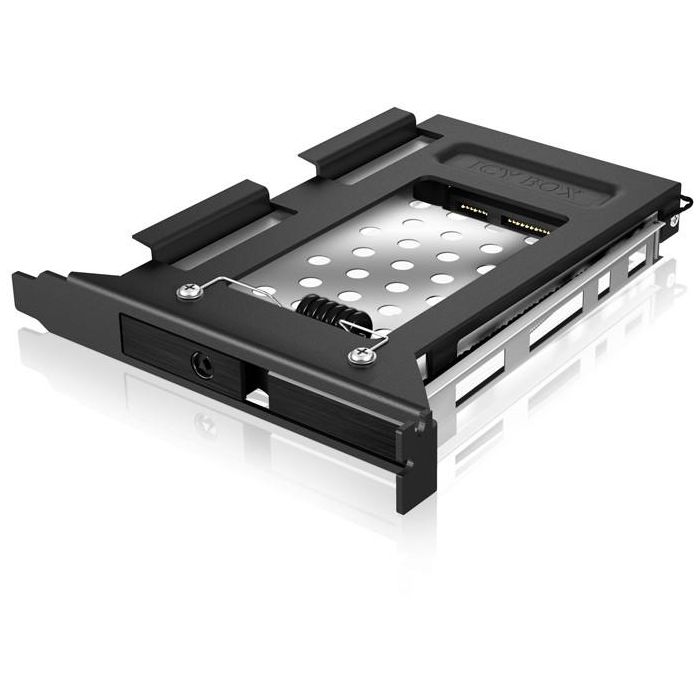 ICY BOX IB-2207StS Marco de montaje para disco duro 2.5" SATA en ranura PCI, soporte hasta 6 Gbit/s, Hot-swap, Negro 1