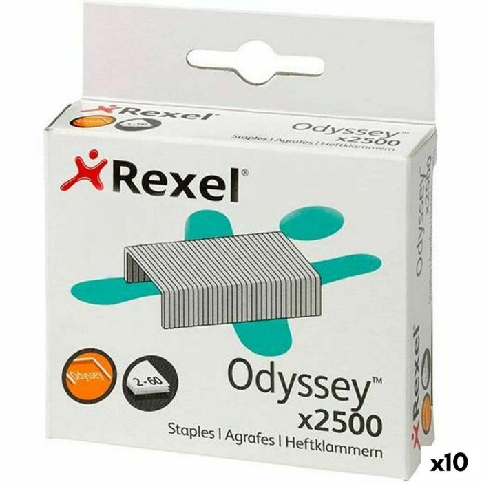 Grapas Rexel 2500 Piezas (10 Unidades) Grapas Rexel 2500 Piezas (10 Unidades)