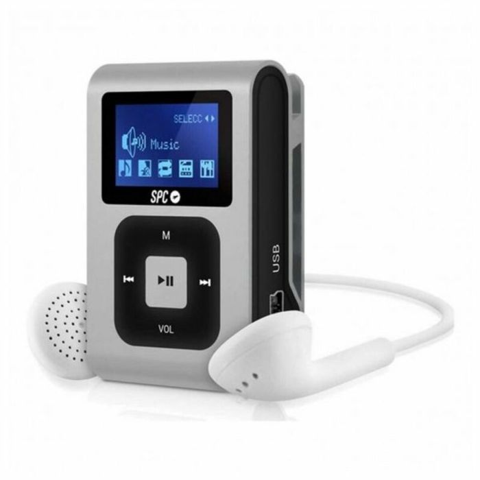 Reproductor MP3 SPC Clip 8648S FM 8 GB Plata 1 Reproductor MP3 SPC Clip 8648S FM 8 GB Plata 1