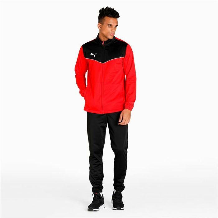 Chándal para Adultos Puma Individualrise Track Negro/Rojo 1