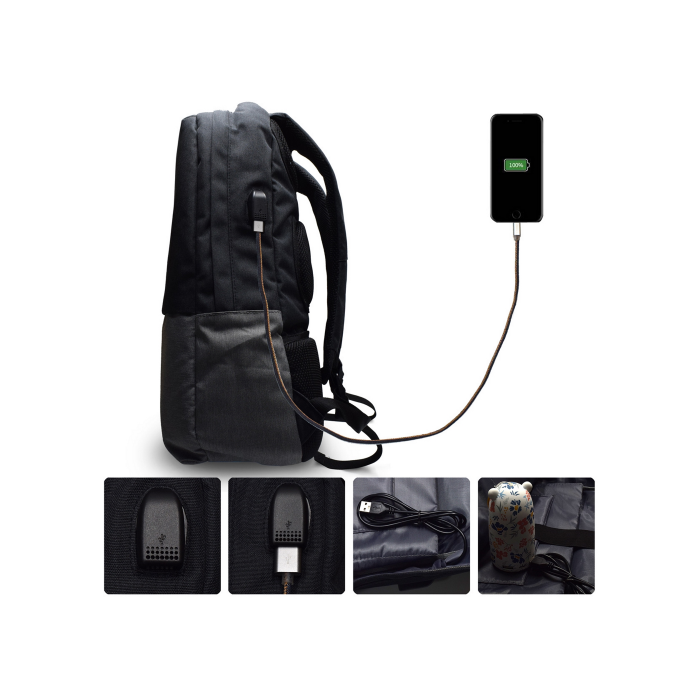 EWENT EW2529 Mochila Urbana para Portátil 17.3" Negra, Puerto USB Carga, Resistente al Agua, Compartimentos Organizadores y Tablet 1 EWENT EW2529 Mochila Urbana para Portátil 17.3" Negra, Puerto USB Carga, Resistente al Agua, Compartimentos Organizadores y Tablet 1