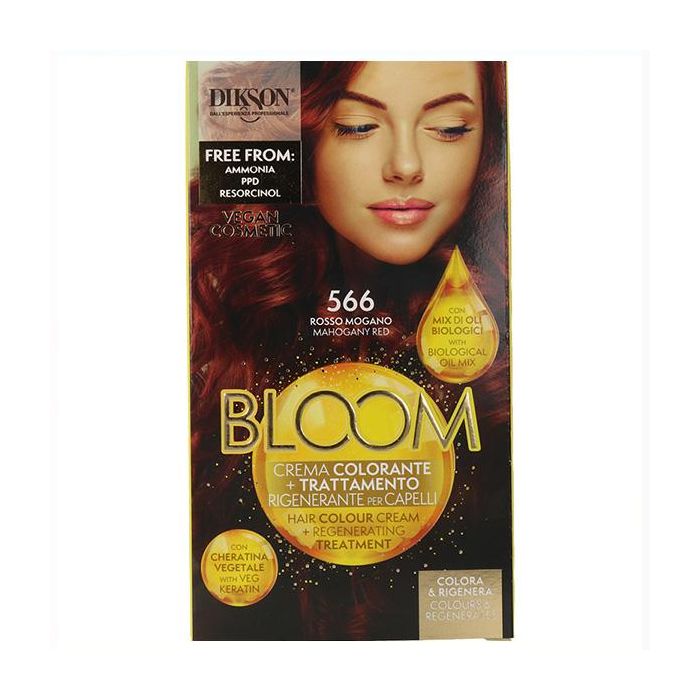 Dikson Bloom Crema Color 566 Rojo Caoba