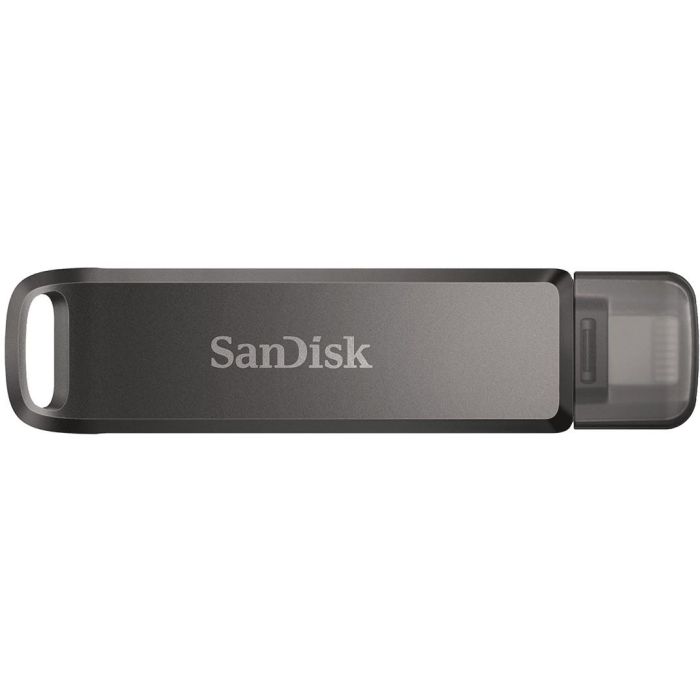 SanDisk iXpand Luxe Duo USB 3.1 USB-C / Apple Lightning 128GB - Pendrive Negro 4