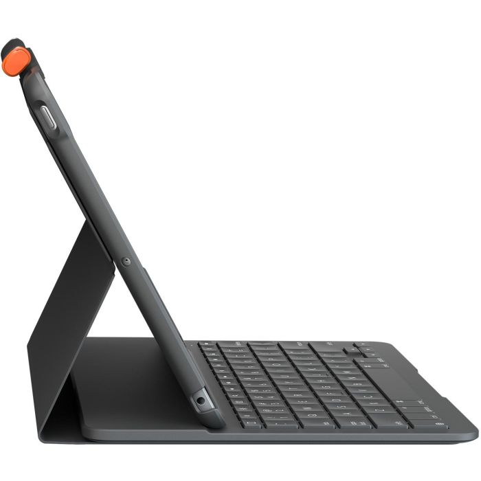 Logitech Slim Folio Teclado Bluetooth y Funda Protectora para iPad 7.ª/8.ª Generación QWERTZ Gris 3 Logitech Slim Folio Teclado Bluetooth y Funda Protectora para iPad 7.ª/8.ª Generación QWERTZ Gris 3
