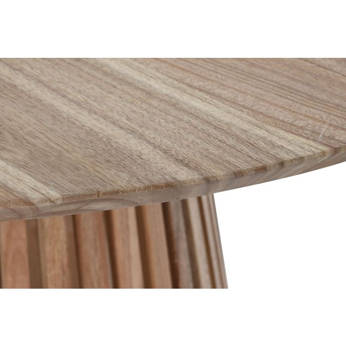 DKD Home Decor Mesa Redonda Comedor Scandi Natural 120 x 76 x 120 cm 2 DKD Home Decor Mesa Redonda Comedor Scandi Natural 120 x 76 x 120 cm 2
