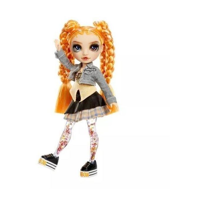 Rainbow High - Sparkle & Shine - Muñeca fashion de 27 cm - Naranja - Piernas con líquido brillante - A partir de 4 años 3