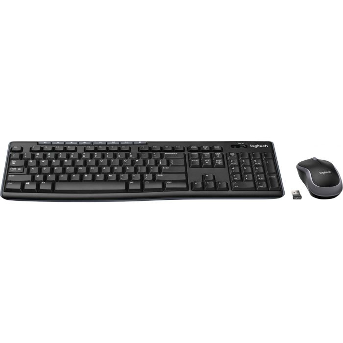 Logitech MK270 Combo Teclado y Ratón Inalámbrico Full-size Silencioso, Resistente a Líquidos, 1000 DPI, para Escuelas Windows/ChromeOS 1 Logitech MK270 Combo Teclado y Ratón Inalámbrico Full-size Silencioso, Resistente a Líquidos, 1000 DPI, para Escuelas Windows/ChromeOS 1