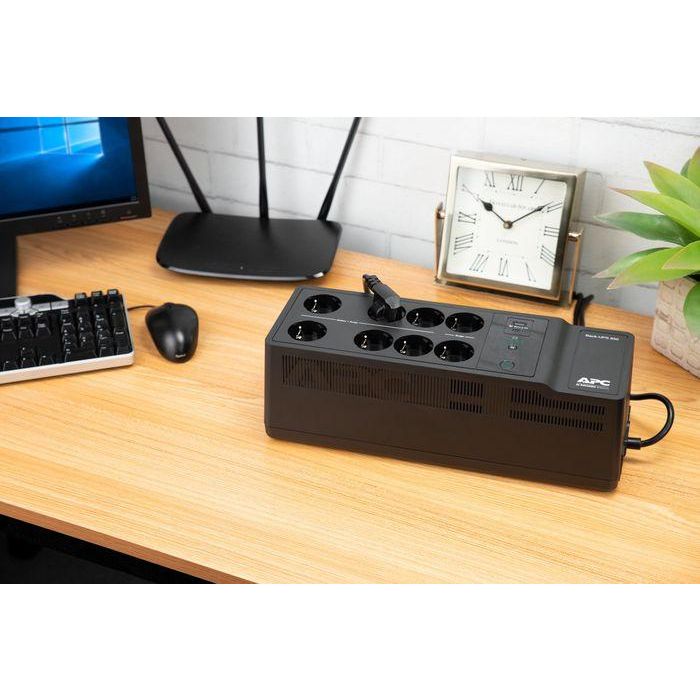 APC BE850G2-GR UPS Standby 0.85kVA 520W 8 Salidas AC, Negro, Compacto, Batería VRLA 7 APC BE850G2-GR UPS Standby 0.85kVA 520W 8 Salidas AC, Negro, Compacto, Batería VRLA 7