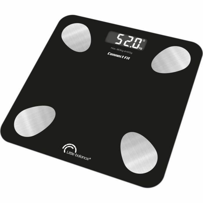 Báscula Digital de Baño Little Balance 8685 Negro 180 kg 0 Báscula Digital de Baño Little Balance 8685 Negro 180 kg 0